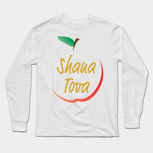 Rosh Hashanah Greeting SHANA TOVA Long Sleeve T-Shirt